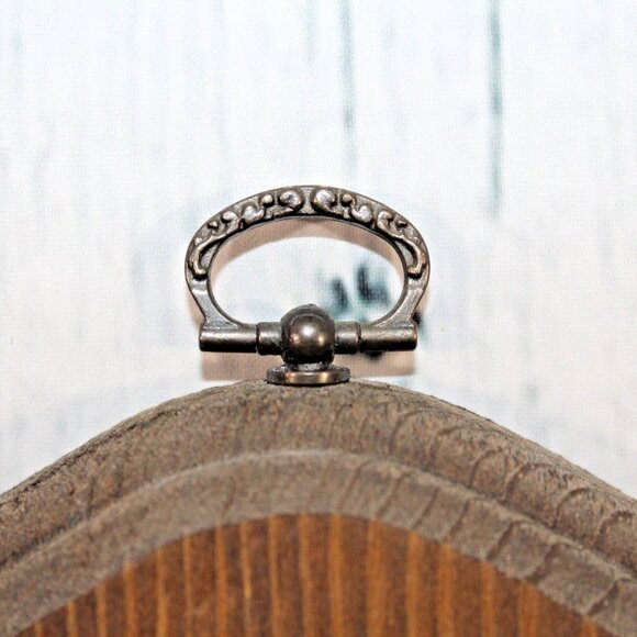 Vintage His And Hers Bathroom Beaded Glass Wooden Plaque Art Decor Picture 1971 - Picture 7 of 10